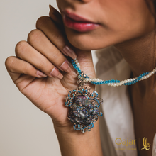 Load image into Gallery viewer, Pyrite Splendor | Statement Pendant