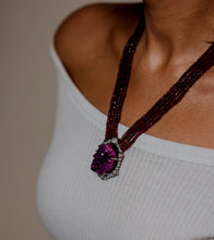Load image into Gallery viewer, The Chunky Ruby-Amethyst Maala
