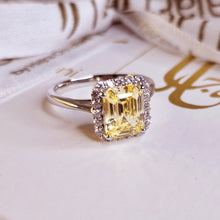 Load image into Gallery viewer, The Emerald Cut Ring | Sterling Silver