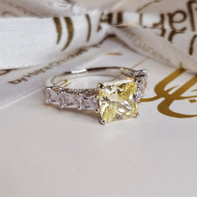 Load image into Gallery viewer, The Amber Estate Ring | Sterling Silver