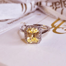 Load image into Gallery viewer, The Emerald Cut Ring | Sterling Silver