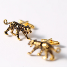 Load image into Gallery viewer, Royal Bengal Tiger Cufflinks