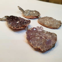 Load image into Gallery viewer, Lilac Amorphous Double Drop Glams