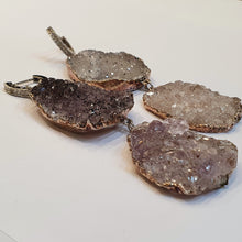 Load image into Gallery viewer, Lilac Amorphous Double Drop Glams