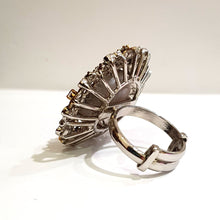 Load image into Gallery viewer, Raw Pyrite Statement Rock Ring