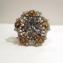 Load image into Gallery viewer, Raw Pyrite Statement Rock Ring