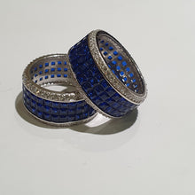 Load image into Gallery viewer, Sapphire Blue Luxury Bands | Premium Silver