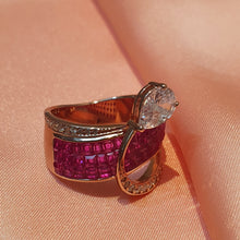 Load image into Gallery viewer, Classic Invisible Setting Ring | Luxury 925 Silver