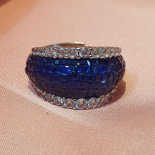 Load image into Gallery viewer, Striking Blue Luxury Band | Premium Silver | Adjustable