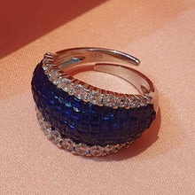 Load image into Gallery viewer, Striking Blue Luxury Band | Premium Silver | Adjustable