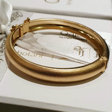 Load image into Gallery viewer, Egyptian Glaze Bangles | Matt Gold & Silver | Set of two