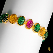 Load image into Gallery viewer, The Soraiya - Tri Coloured Cluster of Stars - Choker