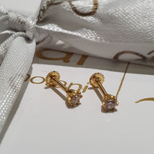 Load image into Gallery viewer, The Lucky Gold Stud Tops | 21 Kt Gold