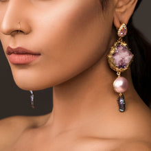 Load image into Gallery viewer, Pink Druzy Dreams | Earrings