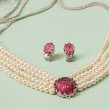 Load image into Gallery viewer, Zohra - The Pink Evening Star | Choker Set