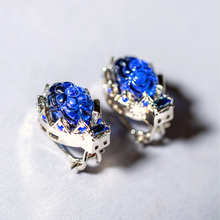 Load image into Gallery viewer, The Nusaybah - Noble One (Vintage Sapphire Inspired Choker Set)