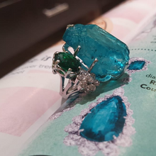 Load image into Gallery viewer, Raw Aqua Ring
