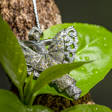 Load image into Gallery viewer, Feather Fairy - Fine Silver Pendants