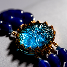 Load image into Gallery viewer, The Shah Bano - Blue Blooded Princess (Choker Set)