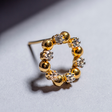 Load image into Gallery viewer, Her Halo Hoop Tops - White and Gold