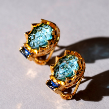 Load image into Gallery viewer, The Shah Bano - Blue Blooded Princess (Choker Set)