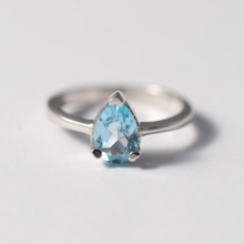 Load image into Gallery viewer, Aquamarine Ring - March Birthstone