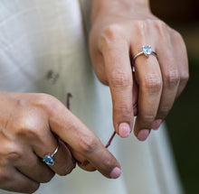 Load image into Gallery viewer, Aquamarine Ring - March Birthstone