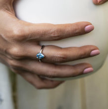 Load image into Gallery viewer, Aquamarine Ring - March Birthstone