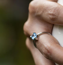 Load image into Gallery viewer, Aquamarine Ring - March Birthstone