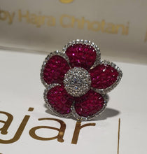 Load image into Gallery viewer, Poppy Red Flower Ring | HauteLook
