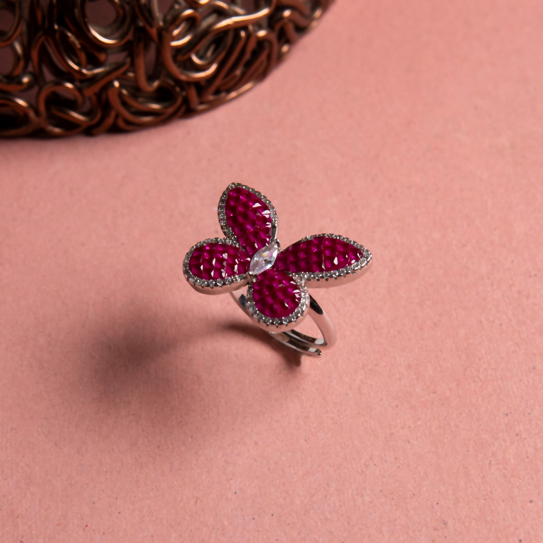 The Papilon Ring | Crimson