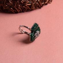 Load image into Gallery viewer, The Leafy Affair Ring | Adjustable Size | Green
