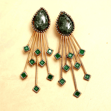 Load image into Gallery viewer, Of a kind Malachites | Earrings
