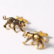 Load image into Gallery viewer, Royal Bengal Tiger Cufflinks

