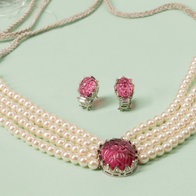 Load image into Gallery viewer, Zohra - The Pink Evening Star | Choker Set
