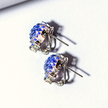 Load image into Gallery viewer, The Nusaybah Tops - Vintage Royal Blue Sapphire Inspired
