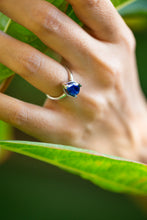 Load image into Gallery viewer, Pear Cut Sapphire Ring - September Birthstone
